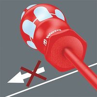 エスコ #2 x100mm [+]ドライバー(絶縁/ステンレス製) EA560AW-22 1セット(3本)（直送品）