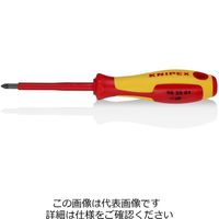 エスコ #1x 80mm [Pozidriv]ドライバー(絶縁) EA560KE-1 1セット(4本)（直送品）