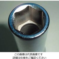 エスコ 1/2”DRx17mm ディープソケット EA618CN-17 1セット(3個)（直送品）