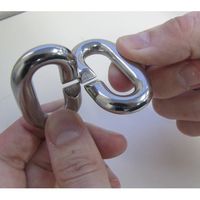 エスコ 19.0x 7.8x 4.7mm C型リング(ステンレス製) EA638FX-5 1セット(30個)（直送品）