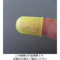 エスコ φ18mm ゴム製シンブル(イエロー/2個入) EA916JK-78 1セット(40個:2個×20パック)（直送品）