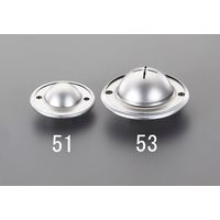 エスコ 41.3x19.3mm [スチール製]ボールキャスター EA986S-51 1セット(20個)（直送品）