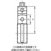 エスコ 15.8mm ステンレス薄肉管用吊バンド EA440BW-101 1セット(20個)（直送品）