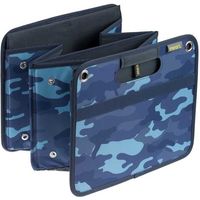 meori 折りたたみ収納ボックス アウトドア Lサイズ ブルーカモフラージュ A100103（直送品）
