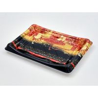 寿司容器 SFうま皿24 優赤本体 0276924007085 900枚（50×18） シーピー化成（直送品）