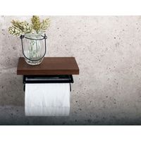 【アウトレット】【軒先渡し】【アウトレット】ヤマソロ シグノ スチールトイレットペーパーホルダー ブラウン 41-028 1個（直送品）