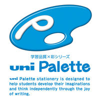 三菱鉛筆(uni) ユニパレット 鉛筆 2B  6角 ミントグリーン軸（緑） K56202B 1ダース（12本入）