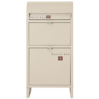 【軒先渡し】ヤマソロ Neville ネビル スタンドポスト 宅配ボックス アイボリー 幅450mm 1台（直送品）