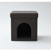 YAMAZEN ペットハウス＆スツール PSS-38（BR）（直送品）