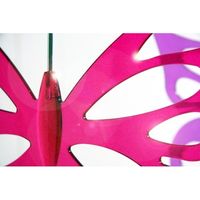 インテリアハンガーSilue バタフライ クリアピンク 6710 5本 シンコハンガー（直送品）