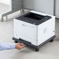 【アウトレット】サンワサプライ プリンタスタンド/台/ラック プリンタベース 幅400×奥行445×高さ78mm ブラック LPS-113BK 1個（直送品）