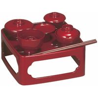 【ギフト包装】 仏膳セット 4307600800011 6寸/朱（直送品）