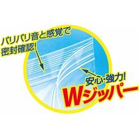 【10箱セット】スマートWジッパーバッグ（10枚） 571  （直送品）