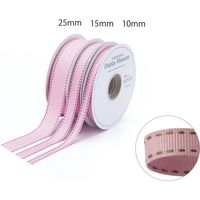 横浜ディスプレイミュージアム ステッチリボン15ミリ幅 10巻入 ラベンダーブルー MRK-0011（直送品）