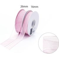 横浜ディスプレイミュージアム オーロラオーガンジーリボン18ミリ幅 10巻入 イエロー MRK-0019（直送品）