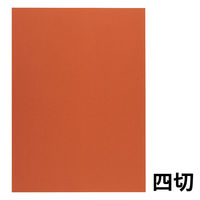 大王製紙 色画用紙 四切 フレッシュカラー ちゃいろ 1袋（100枚入） B-4441