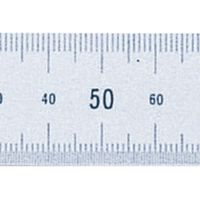 プラス ステンレス直尺 100cm×1.5mm厚 シルバー 1000ミリ 1個（直送品）