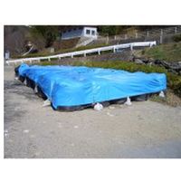 萩原工業 UVブルーシート2年タイプ 5.4m×7.2m 707298（直送品）