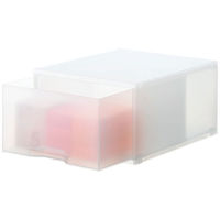 岩崎工業 再生PP引き出しケース 深型1段 クリア ST6100RN オリジナル（わけあり品）