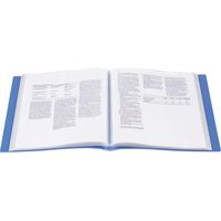 リヒトラブ クリヤーブック・ルポ<SEIHON> B4S 20ポケット 青 N-4224-8 1冊