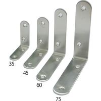 New Hikari （ニューヒカリ） ステンレス金折 75×75×18 SH-RSA10-75 清水 1セット（50個入）（直送品）