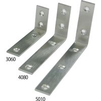 New Hikari （ニューヒカリ） ステンレス不等辺アングル 40×80×15 SH-RSA30-4080 清水 1セット（10個入）（直送品）