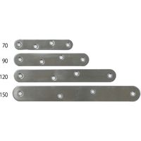 New Hikari （ニューヒカリ） ステンレスプレート 150×18 SH-RSP150 清水 1セット（50個入）（直送品）