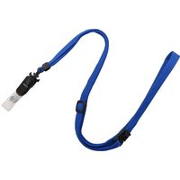 アイ・エス 吊下名札用ヒモ 着脱クリップ 青 ISP-CL-BU 1セット(10本)