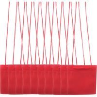 アイ・エス 徳用 カラーイベント名札 ソフト 赤 ITN-10EV-RD 1セット(10パック)（直送品）