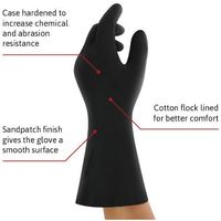 アンセル・ヘルスケア・ジャパン アンセル 耐溶剤作業手袋 アルファテック 29ー865 Sサイズ 29-865-7 1双 149-6889（直送品）