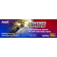 Ansell 耐切創腕カバー ハイフレックス 11ー250 ナロウタイプ Sサイズ 1枚 11-250-120-N（直送品）