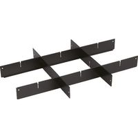 トラスコ中山 TRUSCO ツールワゴン イーグル バーディワゴン深型仕切板 W600用 BK色 EGW-S64FL-BK 1枚（直送品）