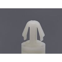 TRUSCO 片爪ワンタッチスペーサー 板厚1.6mm 支柱の高さ12.0mm 穴径3.5Φ 10個入 KOS12.03.5-10（直送品）