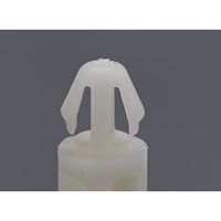 TRUSCO 片爪ワンタッチスペーサー 板厚1.6mm 支柱の高さ14.0mm 穴径3.5Φ 10個入 KOS14.03.5-10（直送品）