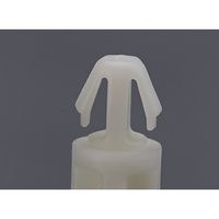 TRUSCO 片爪ワンタッチスペーサー 板厚1.6mm 支柱の高さ4.0mm 穴径3.5Φ 10個入 KOS4.03.5-10（直送品）