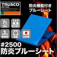 トラスコ中山 TRUSCO 防炎ブルーシート #2500 10.0m×10.0m BSR-100100 1枚 161-1145（直送品）