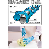 ショーワグローブ ショーワ 耐切創手袋 No521Plus ケミスターワイヤーフィットPlus ブルー Sサイズ NO521PLUS-S 1双