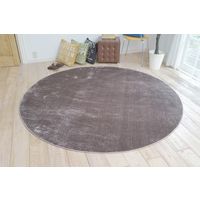 スミノエ BIG SIZE RUG カーム ラグ 防炎 防音 円形 2000×2000mm モーヴ 4549781208732 1枚（直送品）