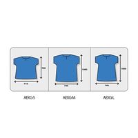 AITEX 検査用ガウン かぶり 濃紺 S 小箱(50枚入) AEXG-S-1 1箱(50枚) 61-4404-85（直送品）