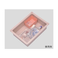 サカセ化学工業 アンプルケース(W80×D130×H70mm)ライトイエロー AT-3 1個 62-0853-34（直送品）