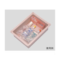 サカセ化学工業 アンプルケース(W80×D35×H70mm)ライトブルー AT-6 1個 62-0853-48（直送品）