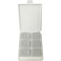 磁気研究所 SD/microSD メモリーカード収納ケース 12枚収納用 ホワイト HD-MCCASE12WH 10個（直送品）