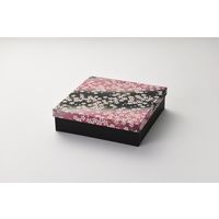 瑞光明 料理・弁当箱 雅シリーズ 足付式 小 彩友禅No.3020 T-70-F柄付 v1327mybasiy3020t70fga 100セット（直送品）