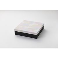 瑞光明 料理・弁当箱 雅シリーズ 足付式 小 S-7568 T-70-F柄付 v1327mybass7568t70fga 1包（100セット）（直送品）