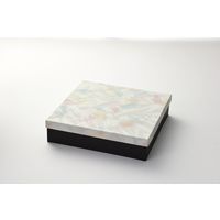 瑞光明 料理・弁当箱 雅シリーズ 足付式 大 S-7258 T-85-ASK v1328mybads7258t85ask 1包（100セット）（直送品）