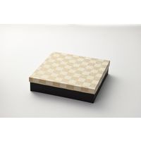 瑞光明 料理・弁当箱 雅シリーズ 足付式 大 S-7328 T-80-E黒 v1328mybads7328t80eku 1包（100セット）（直送品）