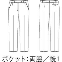 住商モンブラン パンツ レディス ブラック BM7001-0 1枚