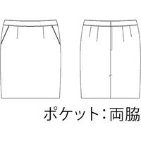 住商モンブラン スカート ブラック BM7201-0_21（直送品）