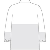 住商モンブラン ブルゾン 男女兼用 長袖 ホワイト 袖ゴム RS8723-2 1枚