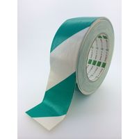 オカモト 布テープ No.111 トラ白/緑 50mm×25m巻 111 1ケース(30巻)